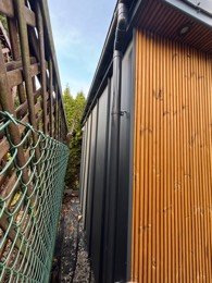 boka ONE — elewacja z thermo drewna i blachy
